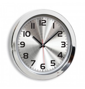 MGA-S385-L Metalize Metalize Duvar Saati Metal Kadran