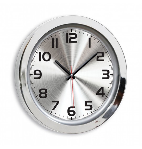 MGA-S385-L Metalize Metalize Duvar Saati Metal Kadran