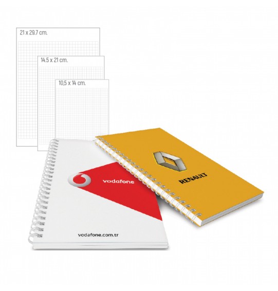 MGA-D1014 Yandan Spiralli Karton Defter