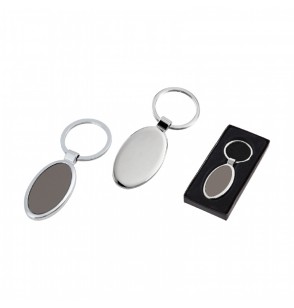 MGA-R2117 Füme Metal Anahtarlık Tek Taraflı