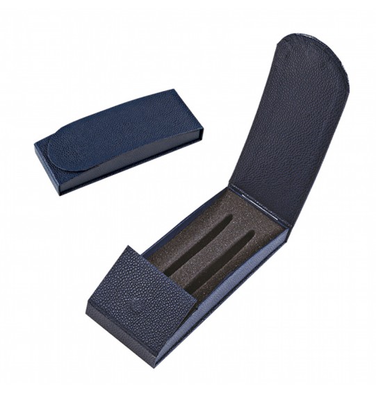 MGA-KS-3614 Mavi Tekli- Çiftli Kalem Kutusu