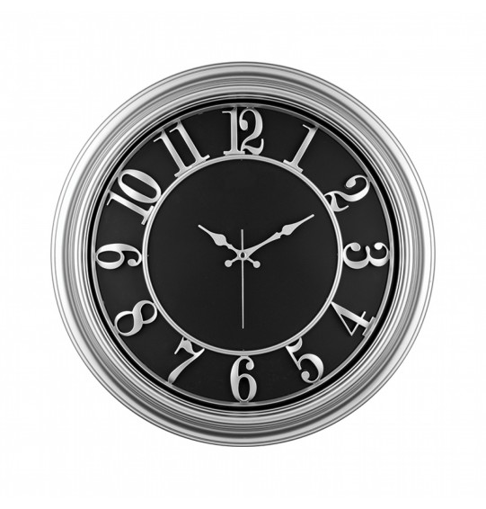 MGA-S1963-G Siyah-Silver Duvar Saati